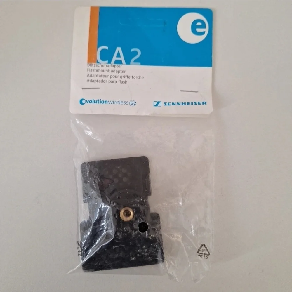 Black Camera Mount New Adapter + Sennheiser Lav + Optical Audio Cable + Stereo C